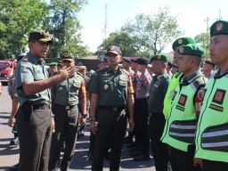 Pesan Dandim 0830/Surabaya Utara, Agar Pasukan Pengamanan VVIP Jangan Lengah