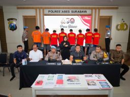 Satreskrim Polrestabes Surabaya ungkap 20 kasus selama september