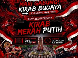 Ikuti Kirab Merah Putih Bersama PNIB