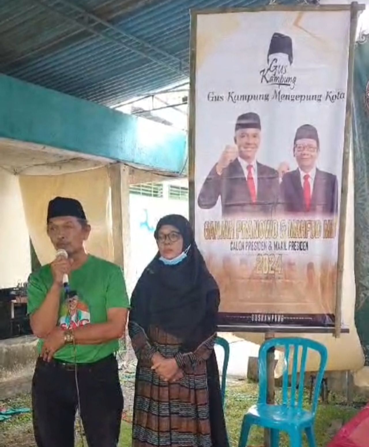 Kyai Kampung Sambut Kakak Ganjar Dan Deklarasikan Pemenangan Paslon 03