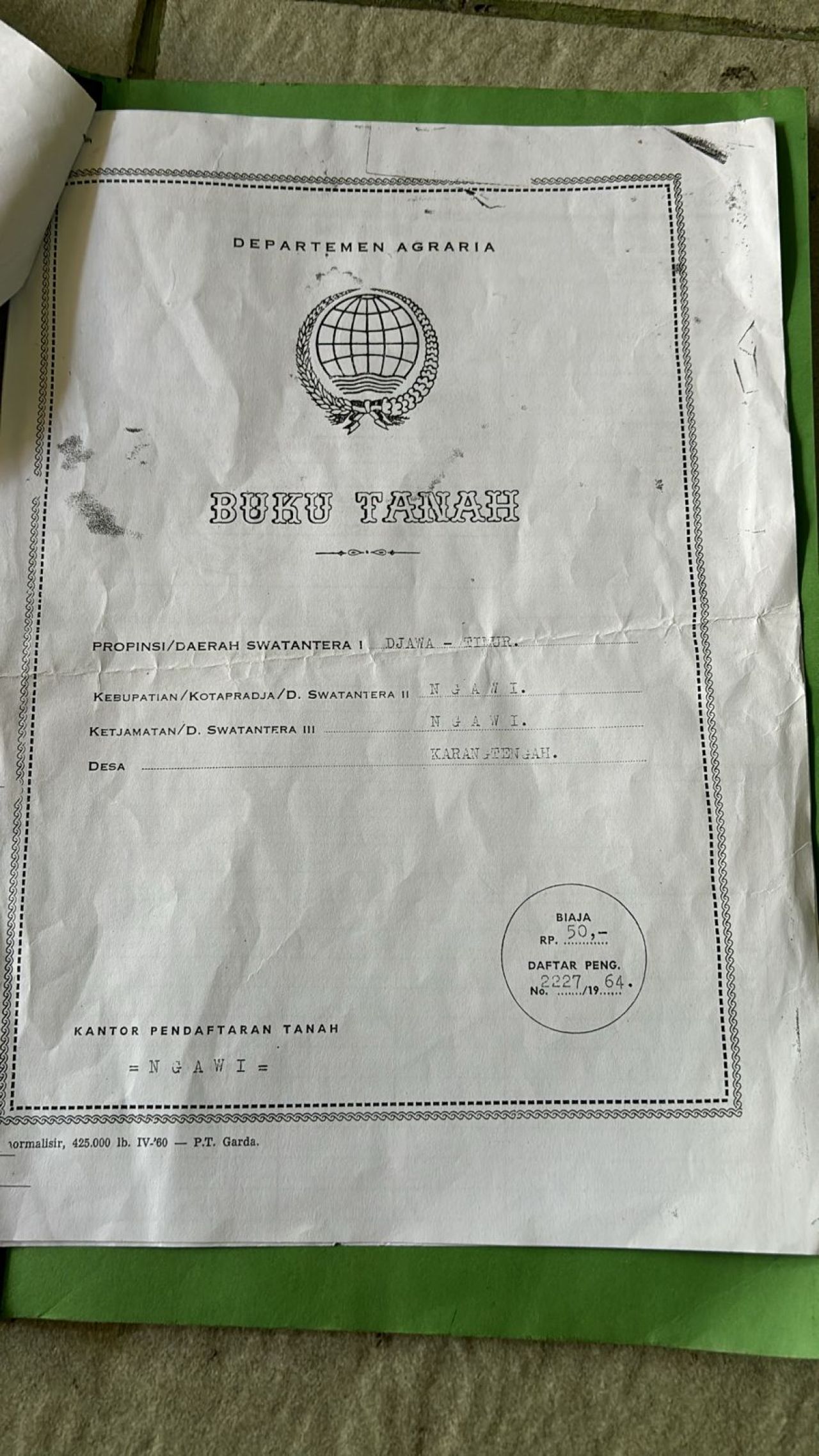 Sedang Di Cari Sertifikat Hilang