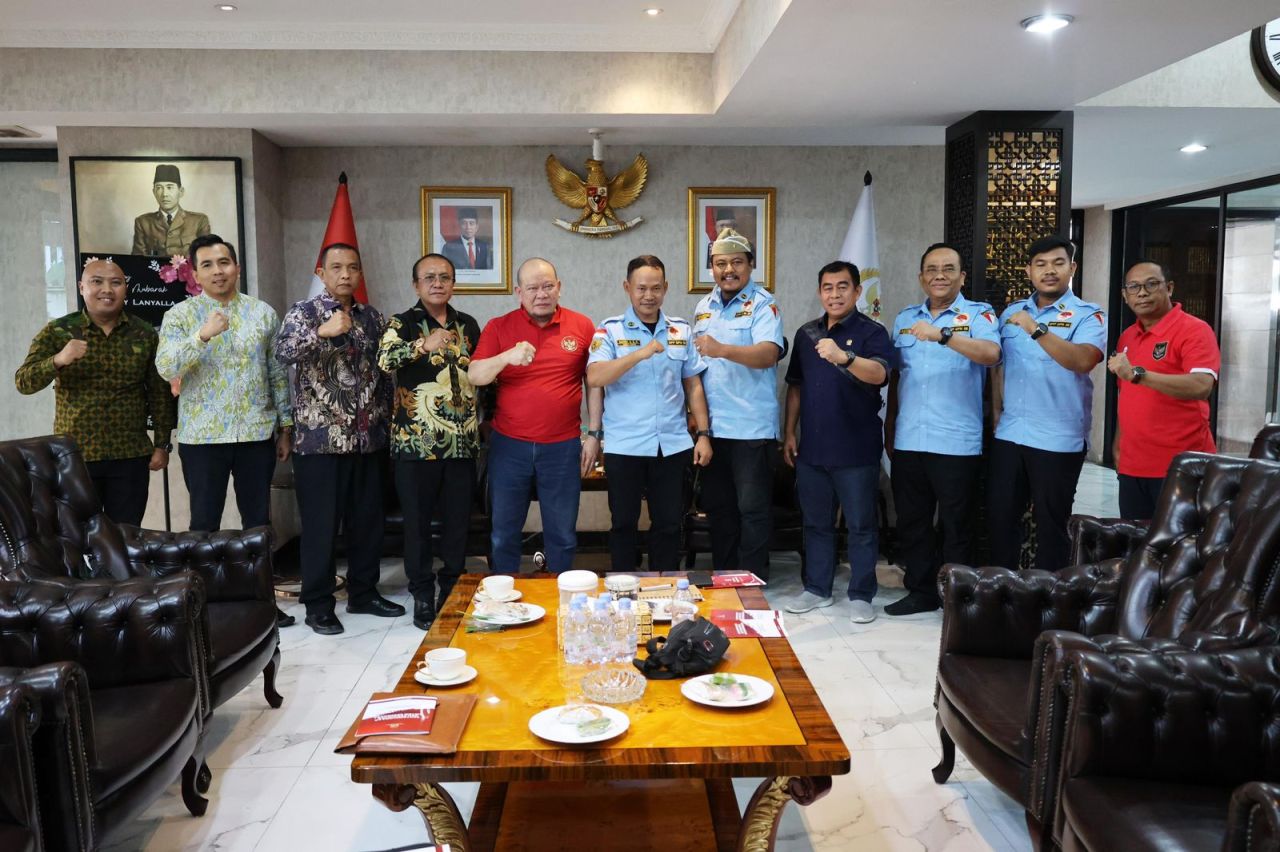 Bertemu GPN 08, Ketua DPD RI Siap Kawal Presiden Terpilih Prabowo Perkuat Pancasila 